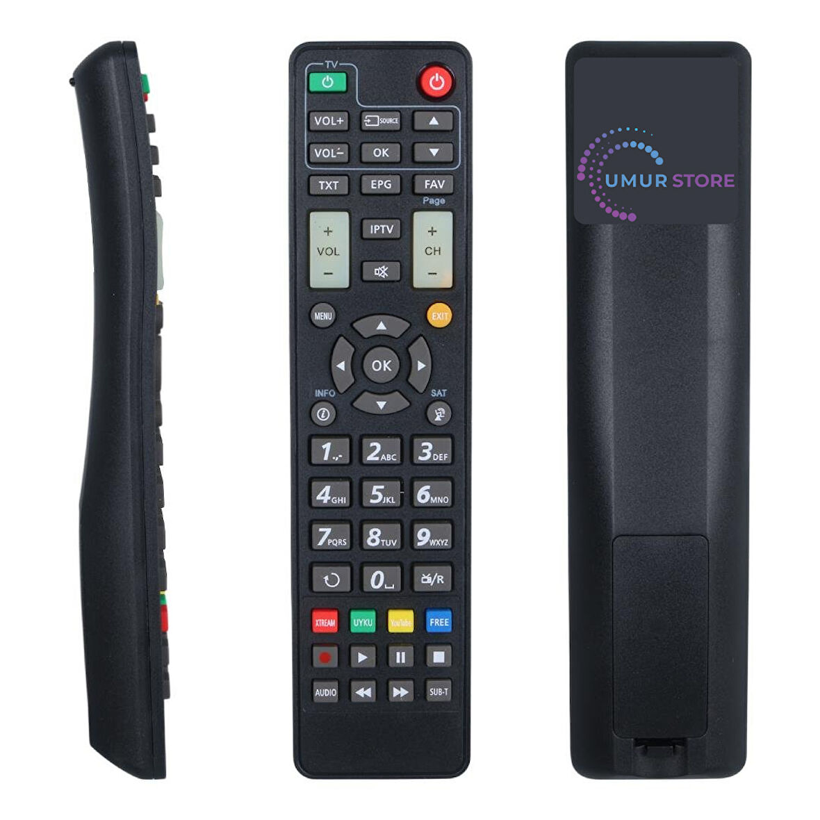 Sunplus Astra-Space IP Tv Tuşlu Uydu Kumandası