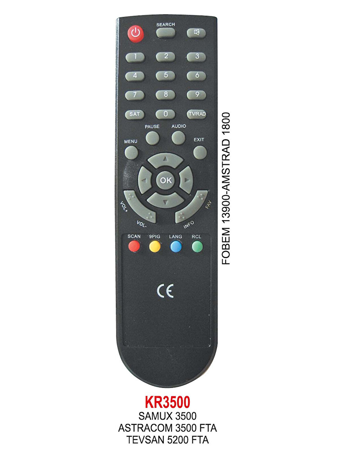 Uyumlu ASTRACOM 3500 FTA UYDU KUMANDASI