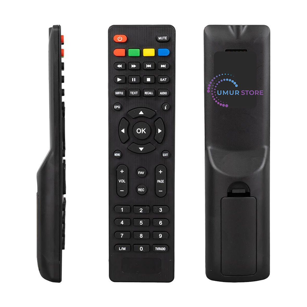 Uyumlu Mysat Moonstar Ms-3000 Full HD LM Tuşlu Bluetoothlu Uydu Alıcı Kumandası