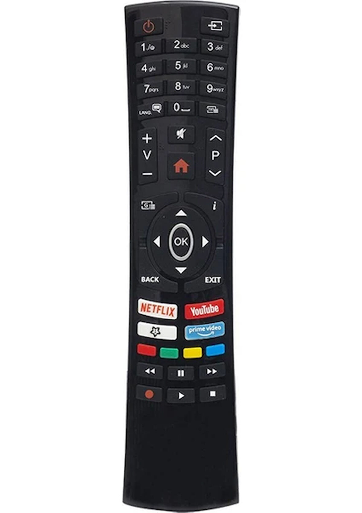 Vestel Rc 4390P Netflix Youtube Play Tuşlu led tv kumandası