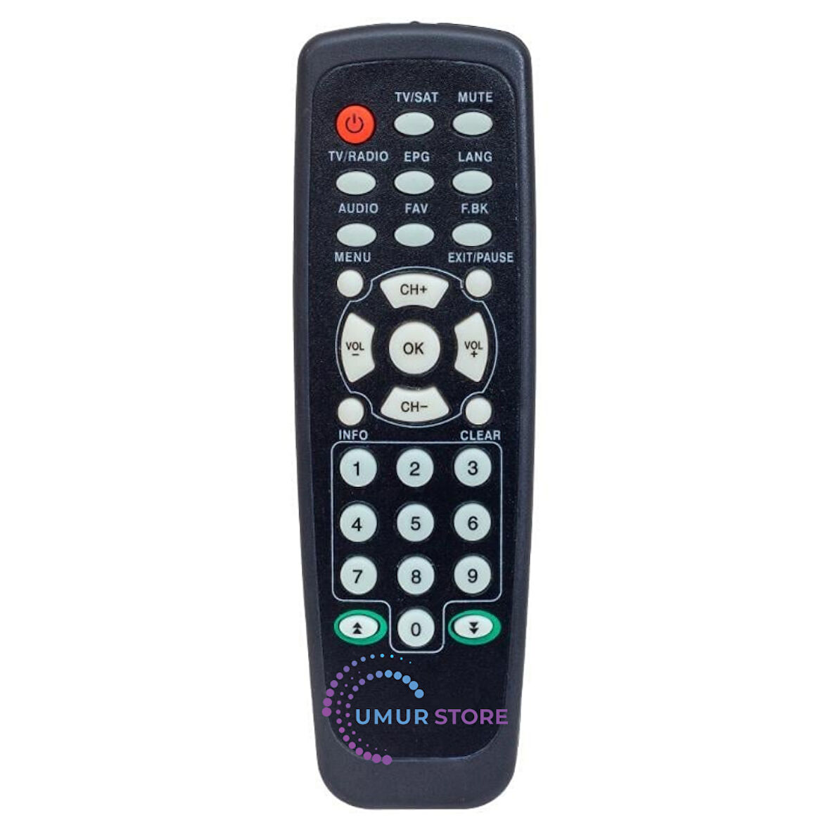 Uyumlu Korax SD Uydu Alıcı Kumandası