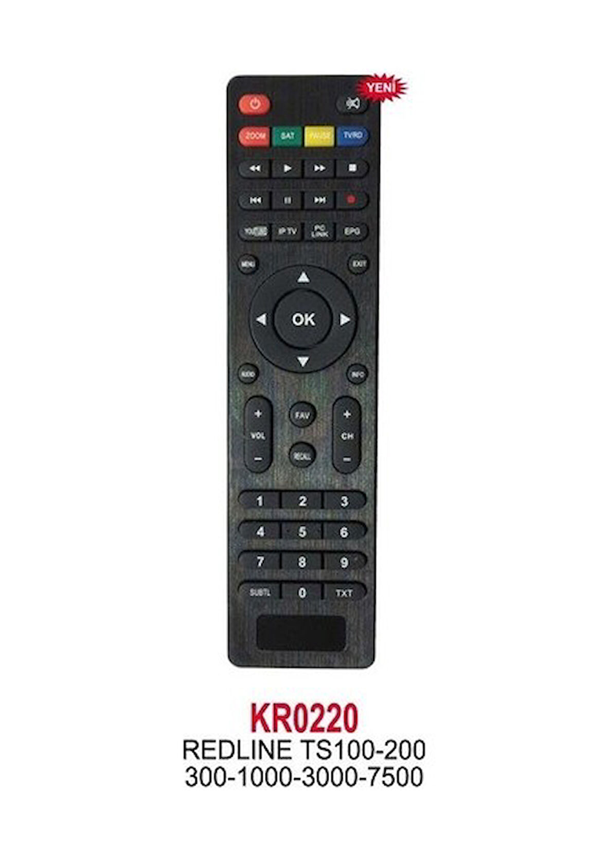 Redline Rebera Redline Mini Hd Uydu Alıcı Kumandası