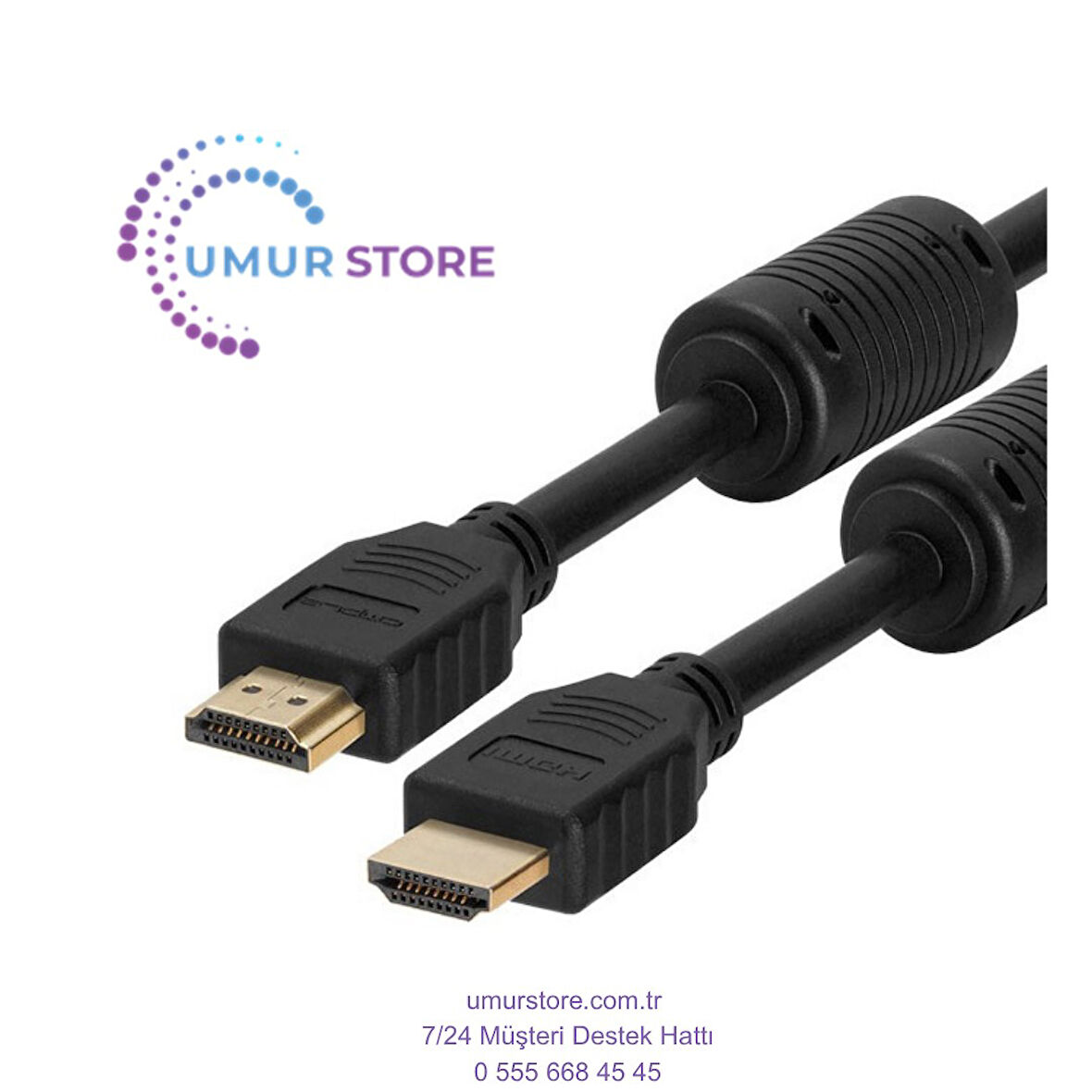 Hdmi Kablo Standart Siyah 1.5 Metre Fully G-507As