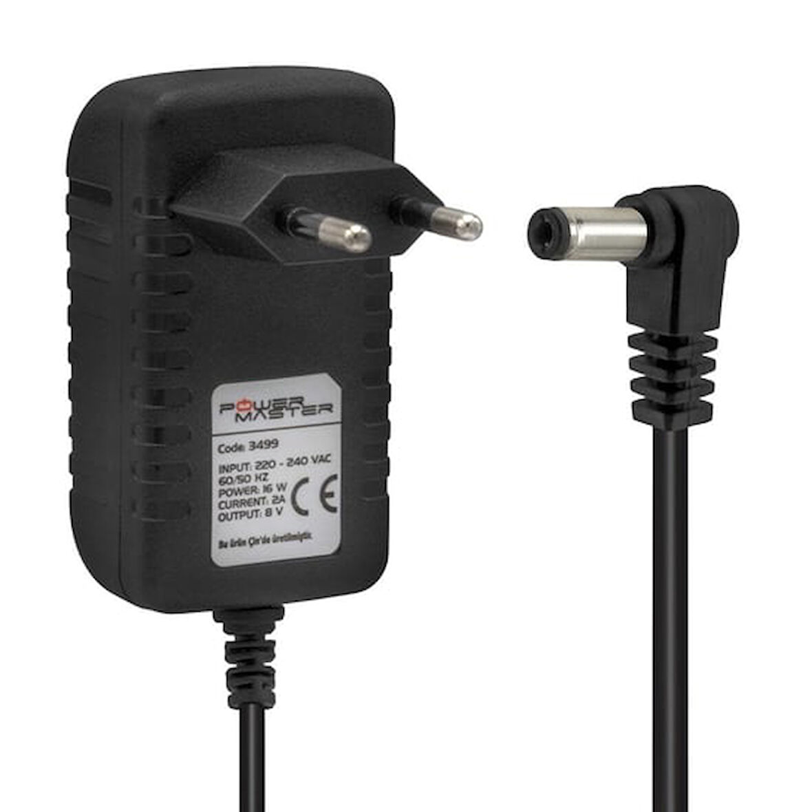8 Volt - 2 Amper 5.5*2.5 Mm Uçlu Pos Makinesi Adaptörü