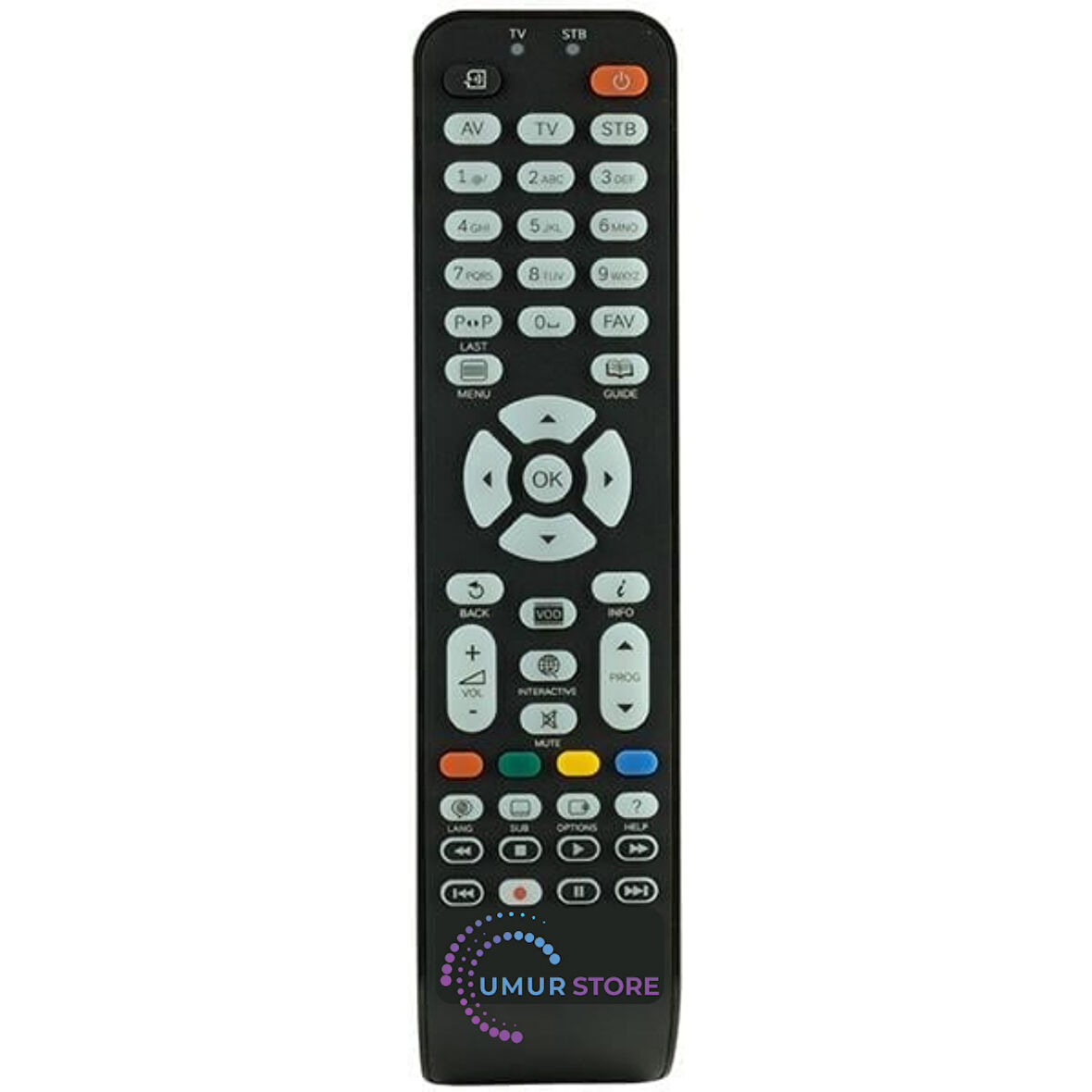Airtes IP TV Box Uydu Alıcı Kumandası