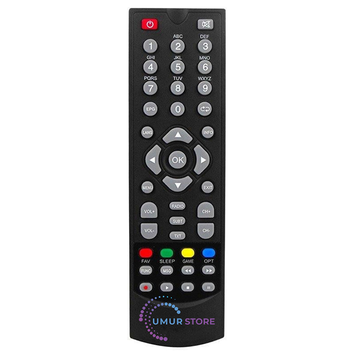 Uyumlu Teledünya 8800 HD Uydu Alıcı Kumandası