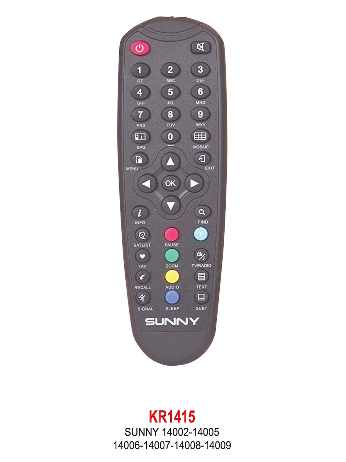 SUNNY 14002-14005-14006-14007-14008-14009 UYDU KUMANDASI