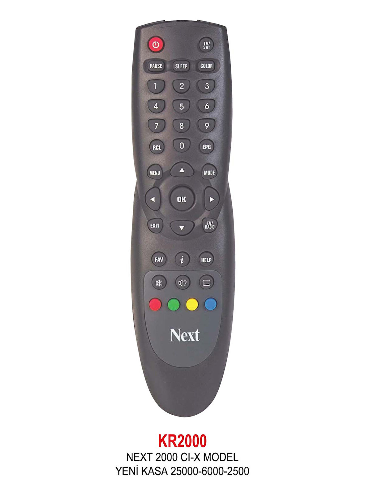 NEXT 2000 CI-X MODEL YENİ KASA 25000-6000-2500 UYDU KUMANDASI