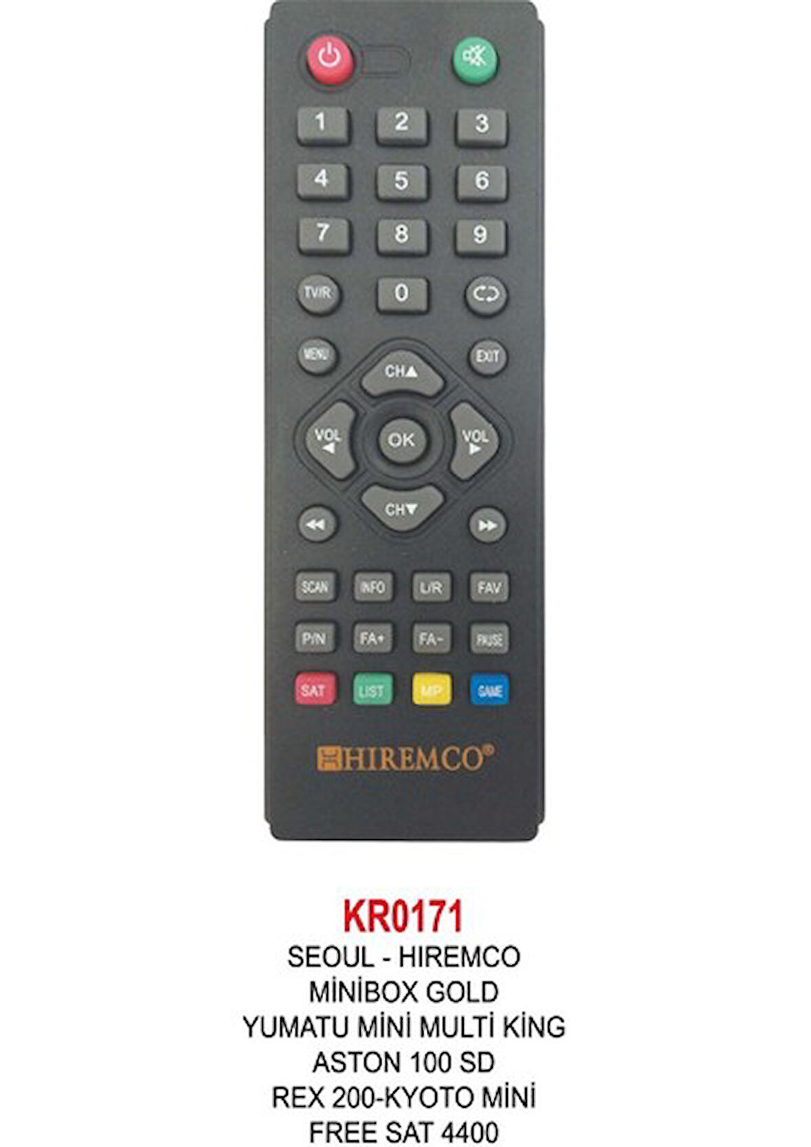 Kyoto Mini-Free Sat 4400 Uydu Kumandası