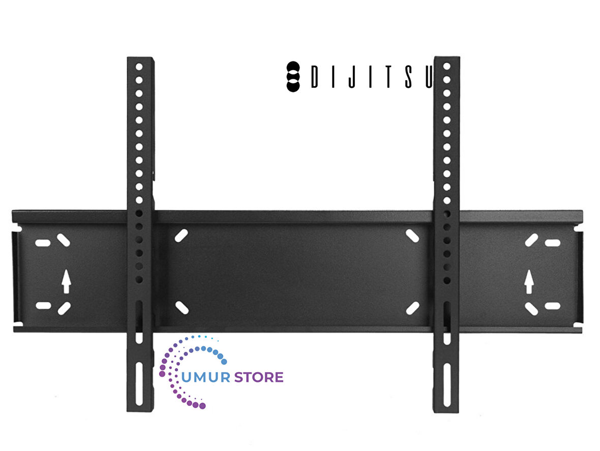 Dijitsu 65 DQ 38000 65” Uydu Alıcılı 4K Ultra HD QLED Google 40”- 85” inç Lcd Led Tv Sabit Duvar Askı Aparatı