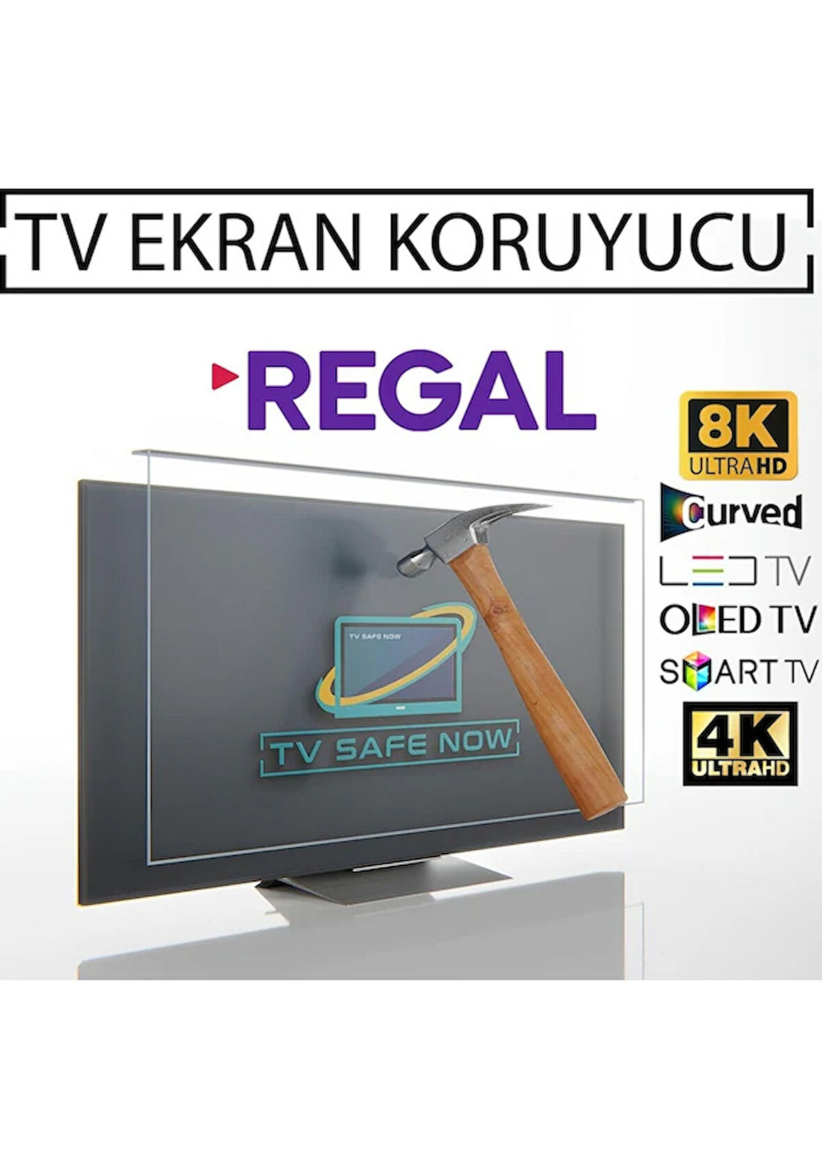 Regal Uyumlu 65r7540ub 65'' İnç 165 Ekran Regal Uyumlu TV Ekran Koruyucu