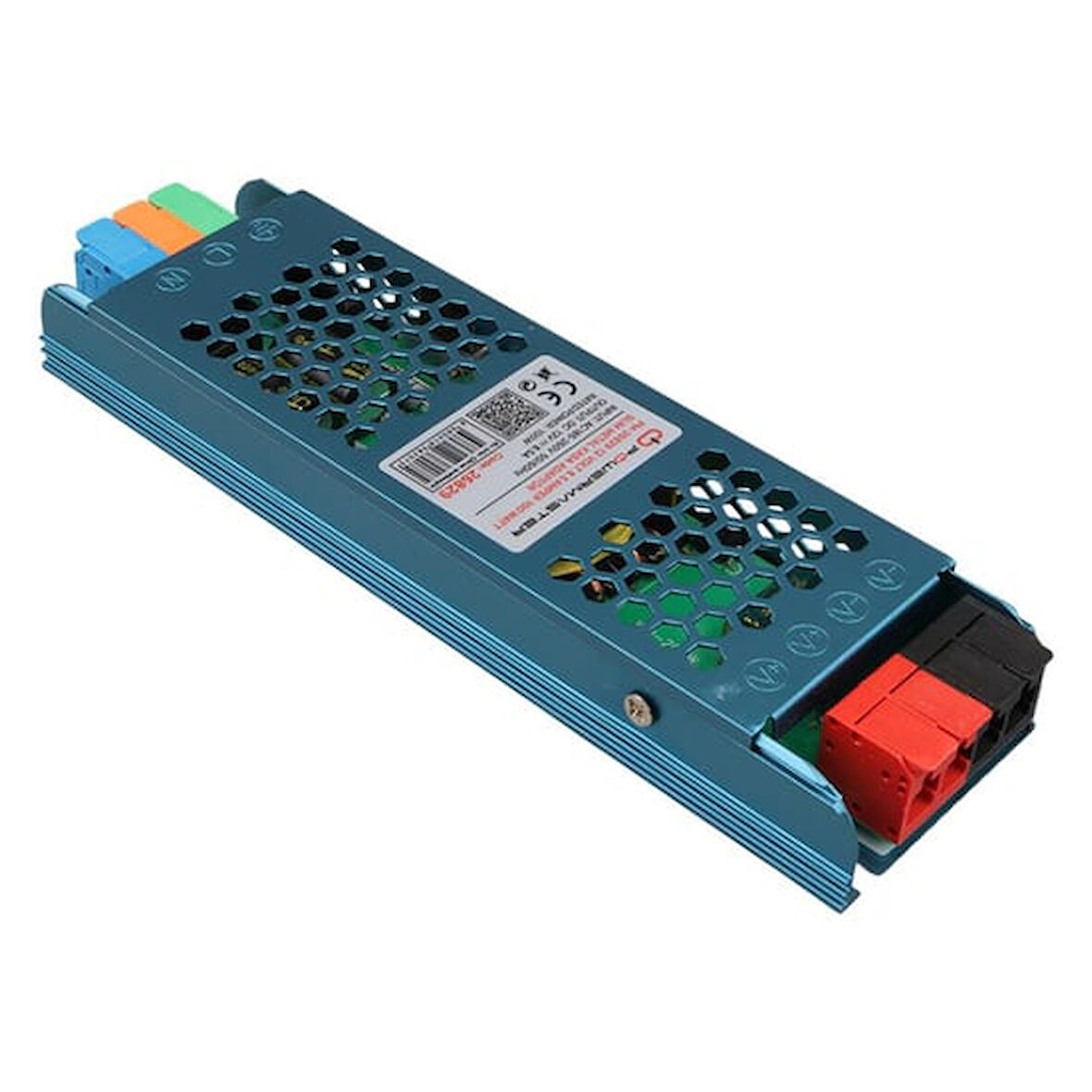 12 Volt 8.5 Amper 100 Watt Slim Metal Kasa Adaptör 180x50x23mm