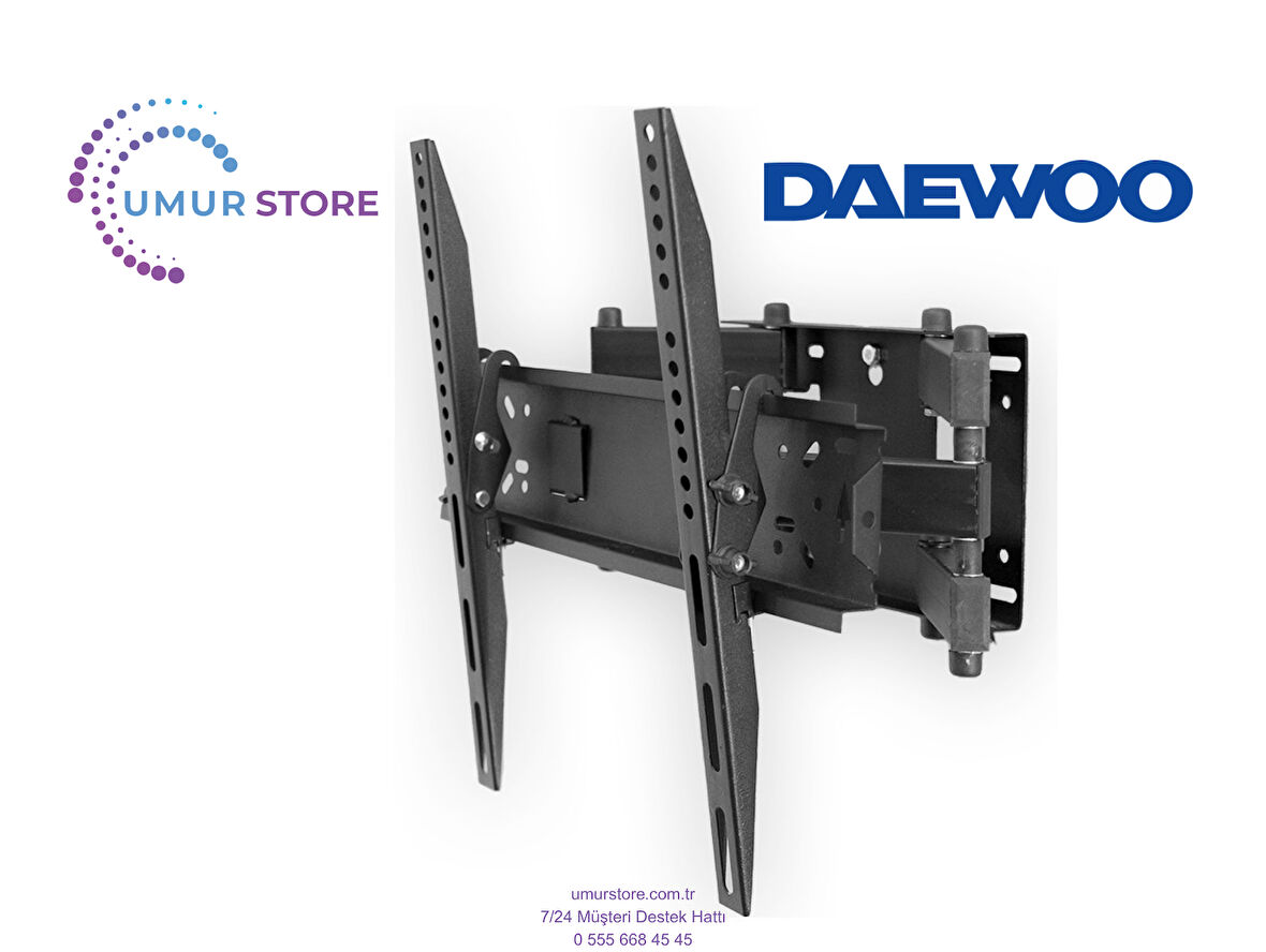 Daewoo 4K 55T01900 55'' Smart Tivo 42-65 inç Hareketli LCD LED TV Duvar Askı Aparatı