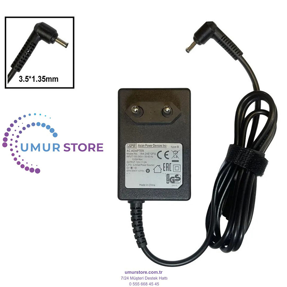 Casper Nirvana C350 12v 2a Notebook Adaptörü