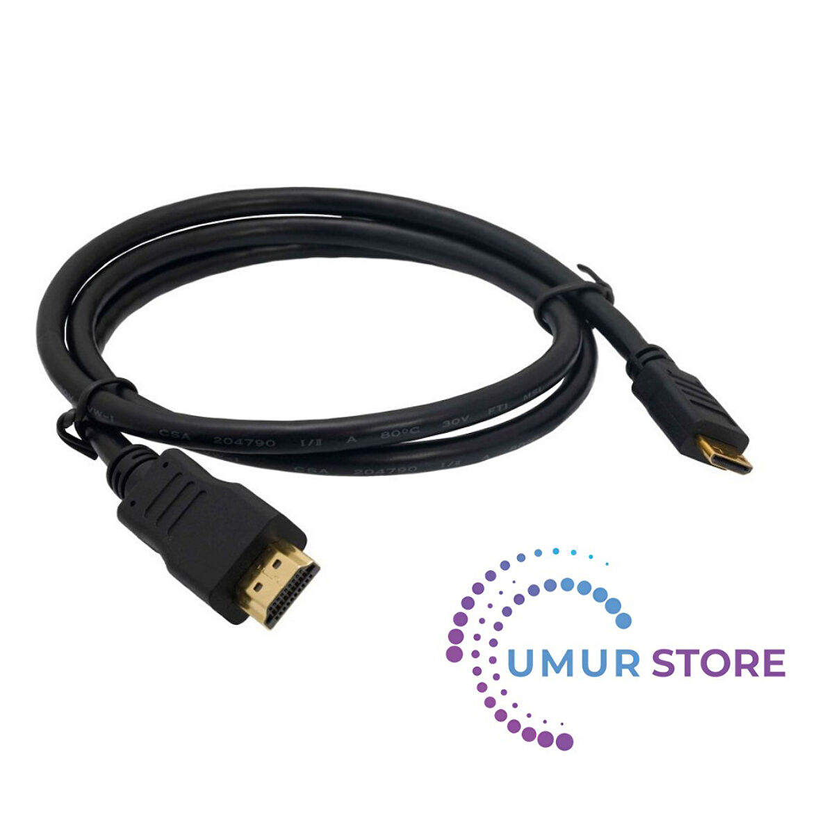 Hdmi To Mini Hdmi Kablo Altın Uçlu