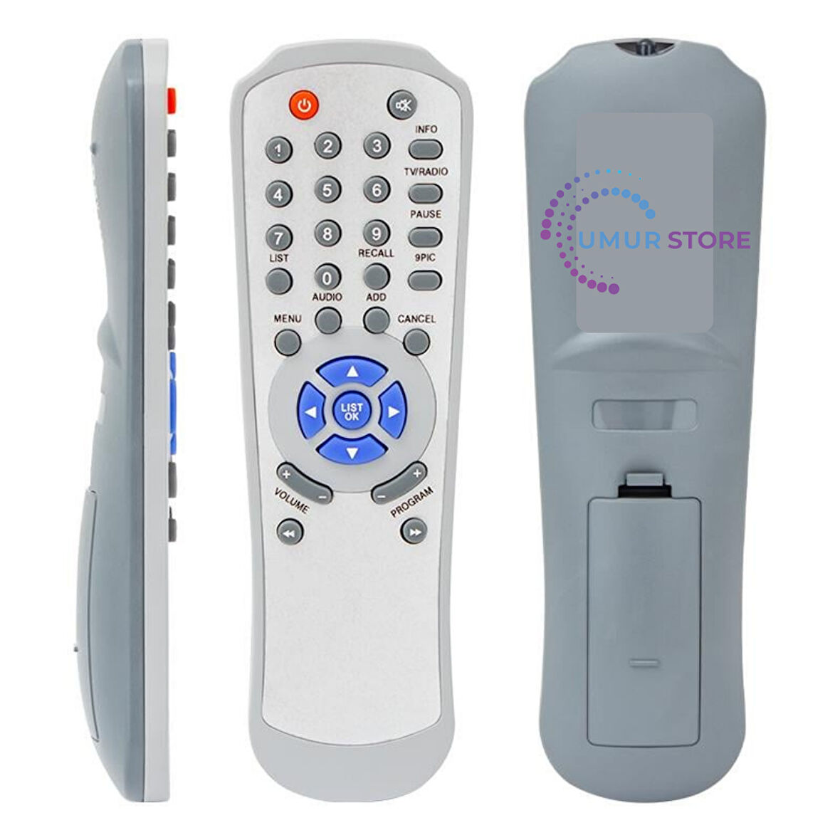 Uyumlu Kamosonic 3401 Uydu Alıcı Kumandası