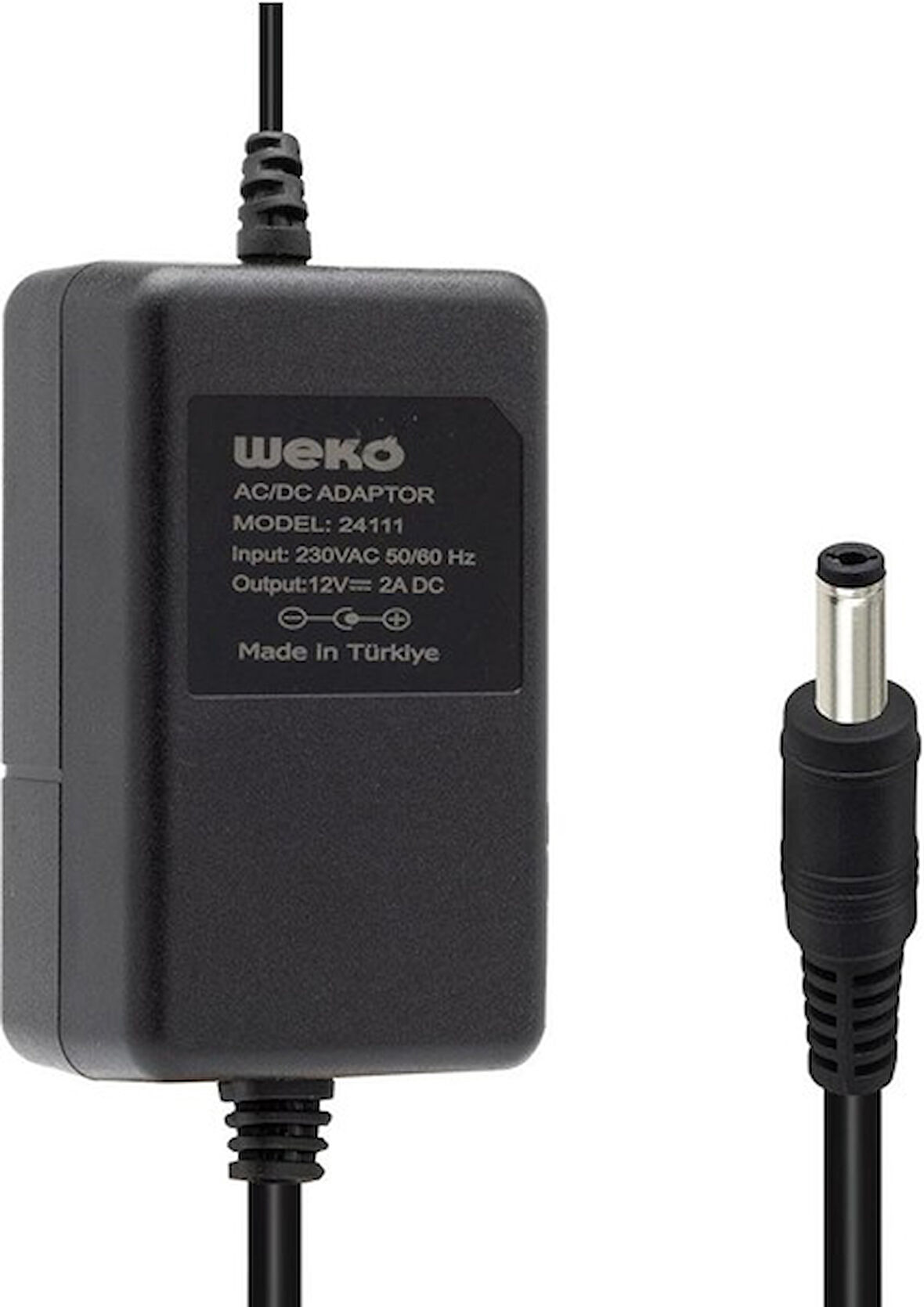 12 Volt 2 Amper 5.5*2.1 Uçlu Yerli Üretim Plastik Kasa Masaüstü Adaptör