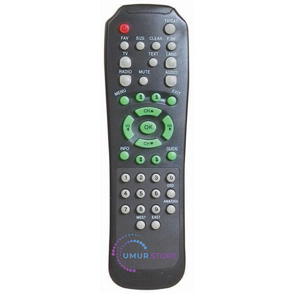 Astra Uydu Alıcı Kumandası