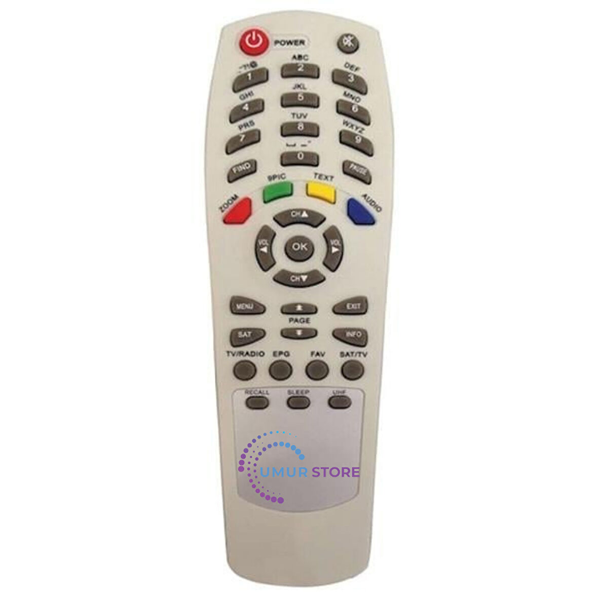 Uyumlu Kamosonic 6100 Uydu Alıcı Kumandası