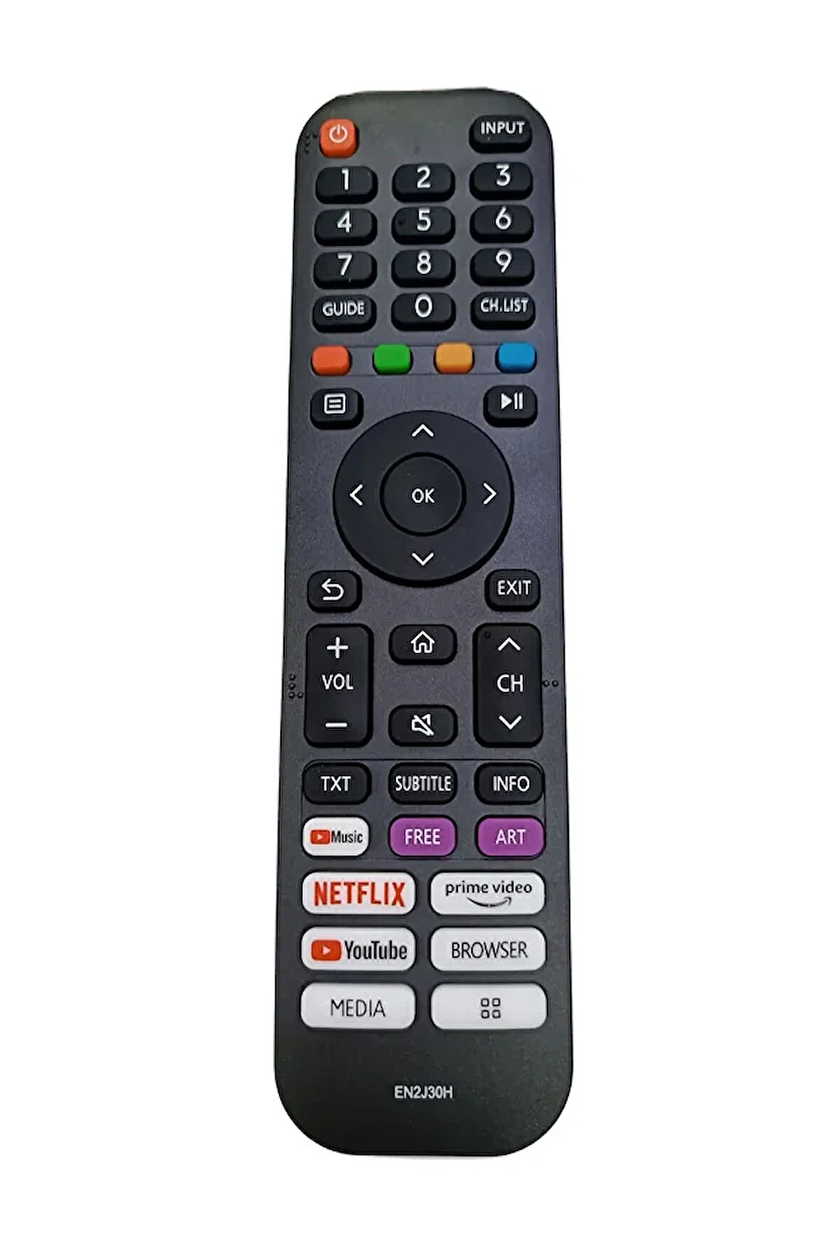 AWOX B225000UHD - B225580UHD/S/W VİDAA Serisi Uyumlu 4K Led Smart Android Tv Uzaktan Kumandası