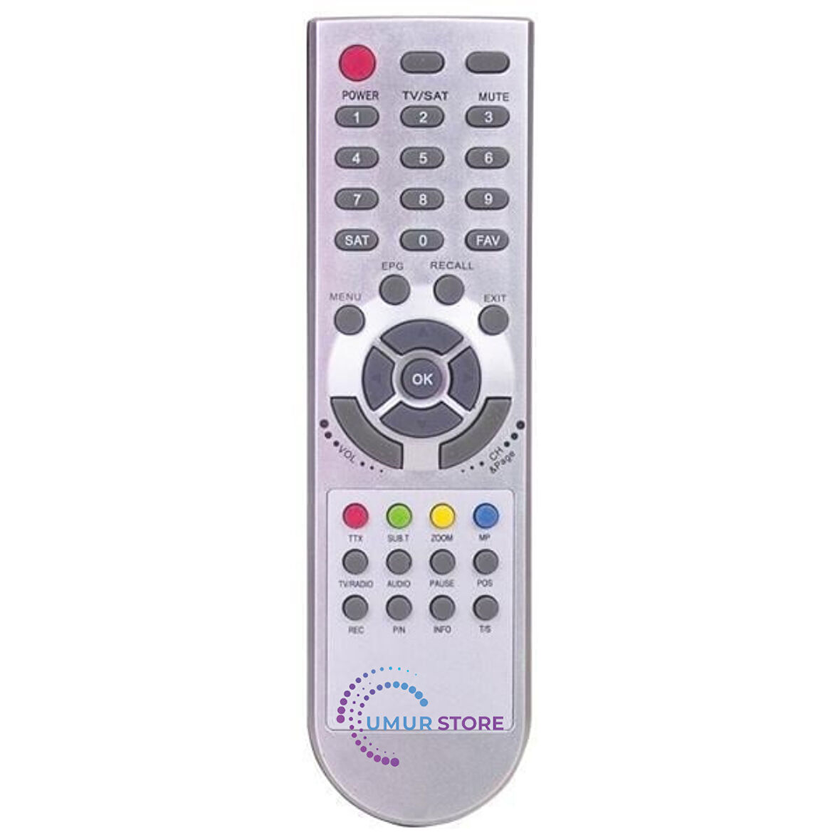 Korax 500 Uydu Alıcı Kumandası