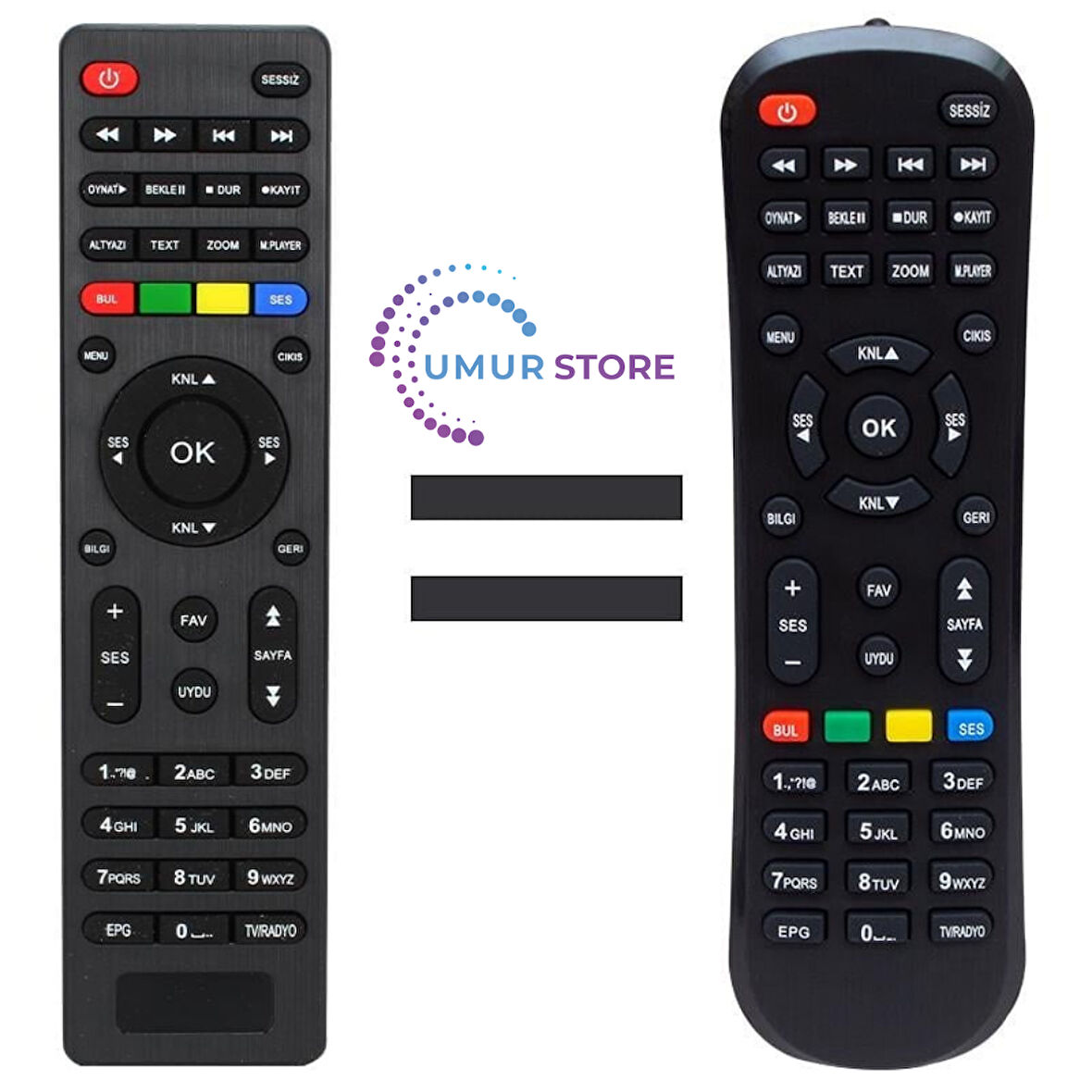 Mersat Vip Full HD Uydu Alıcı Kumandası