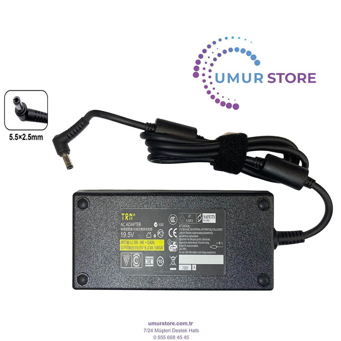 Chicony A17-180P4A 5.5x2.5mm N Adaptörü