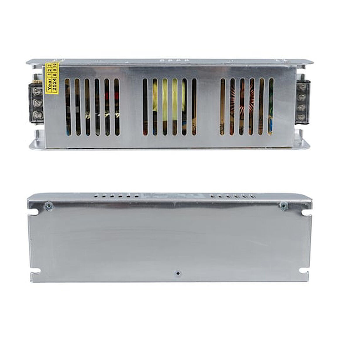 12 Volt 20 Amper 240 Watt Slim Metal Kasa Adaptör 225x65x38mm