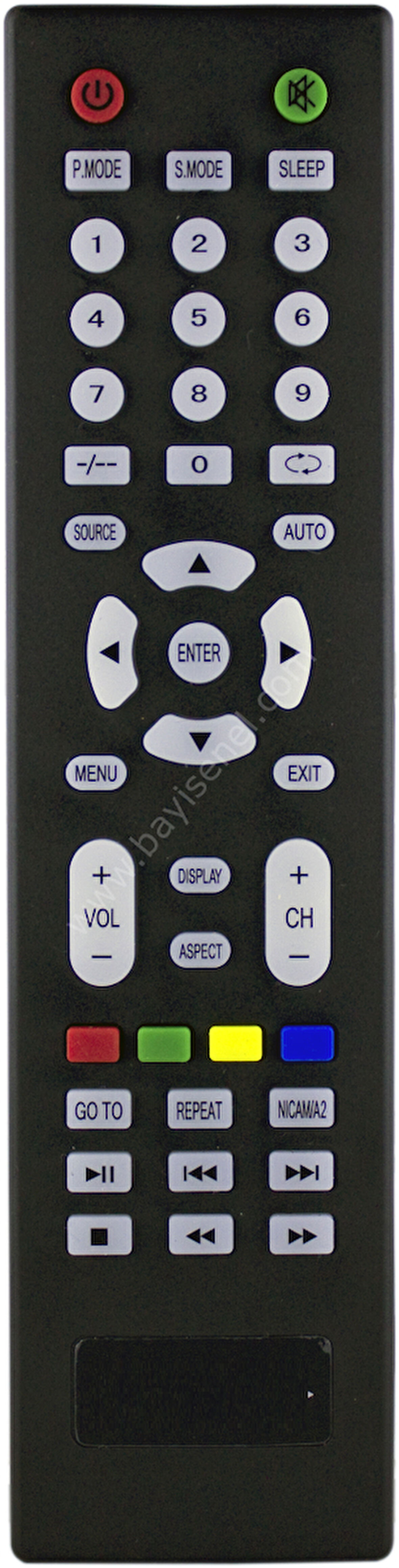 AWOX Uydu Alıcılı Led Televizyon Kumandası- Yeni Model