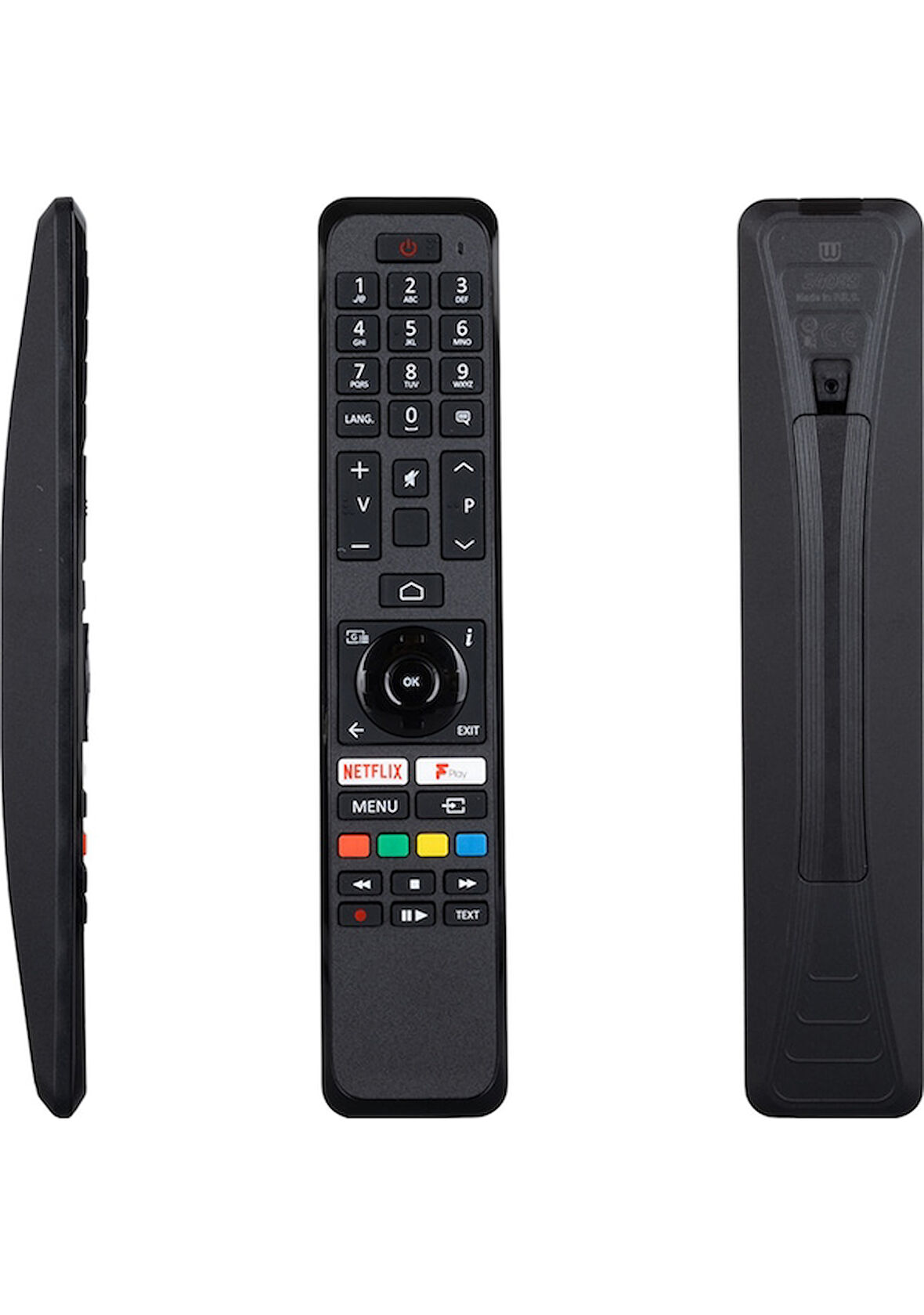 Ses Komutsuz Vestel Rc 43161 Netflıx-play Lcd Led Tv Kumanda