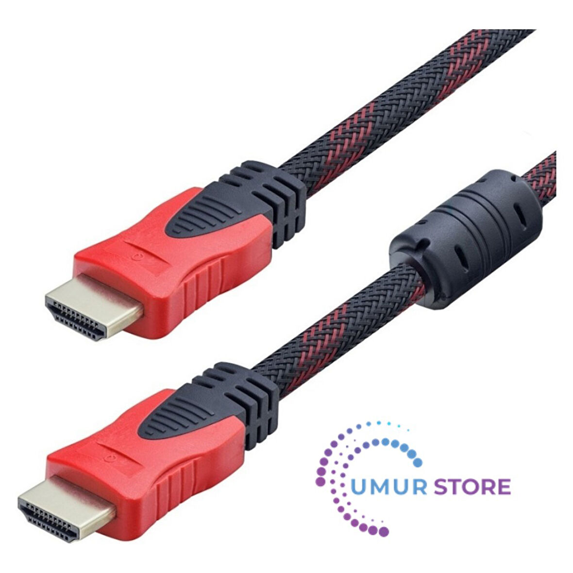 5 mt Örgülü HDMI Kablo