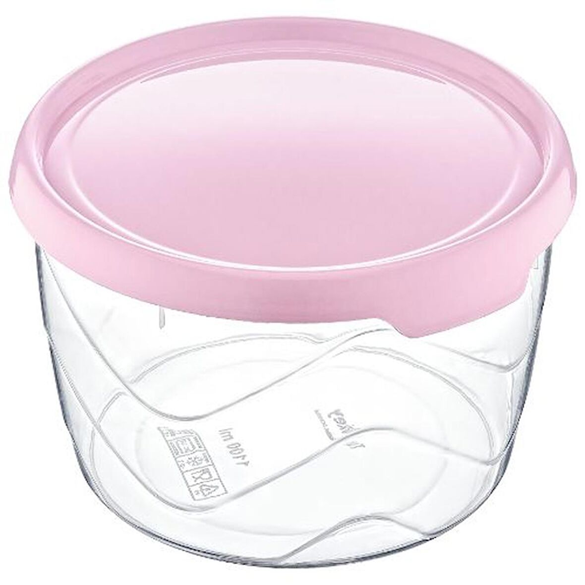 Yuvarlak Saklama Kabı 1100 ml.