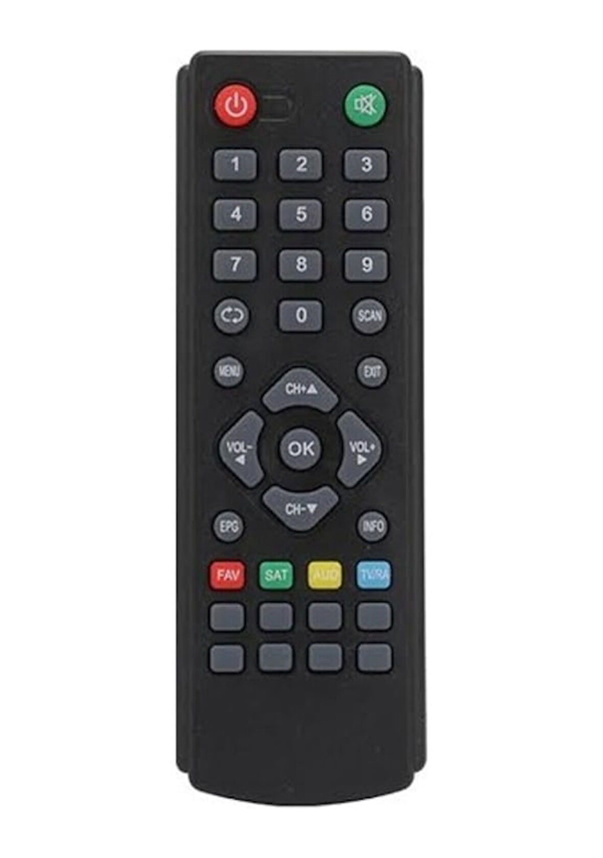 Rose Dr-5040 Mini Scart Uydu Alıcısı Kumandası Uydu Kumandası
