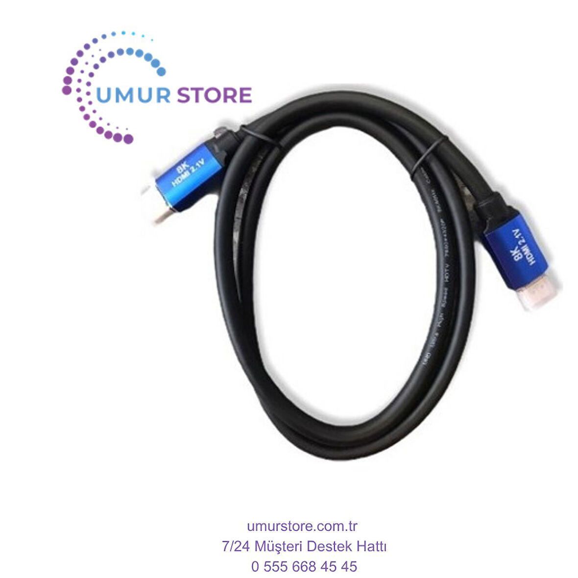8k UHD HDMI Kablo 2.1V / - 1.5m