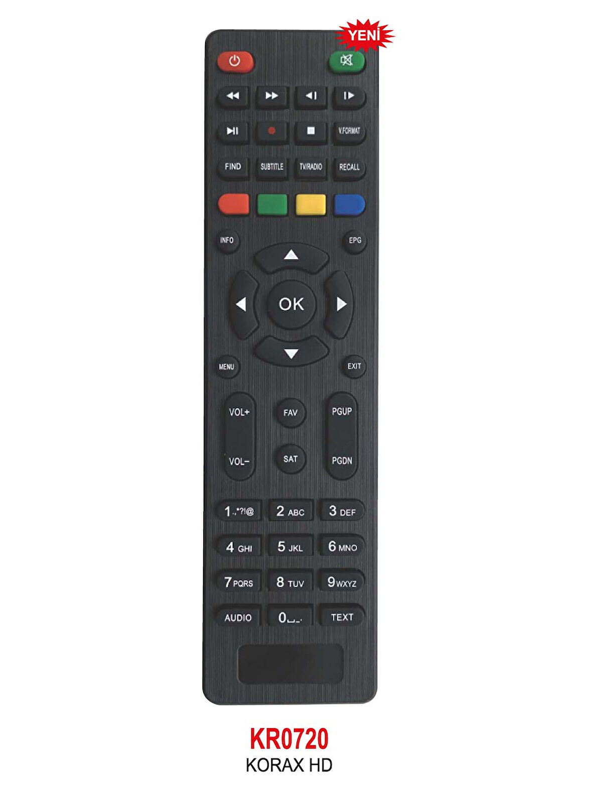 KORAX HD UYDU KUMANDASI