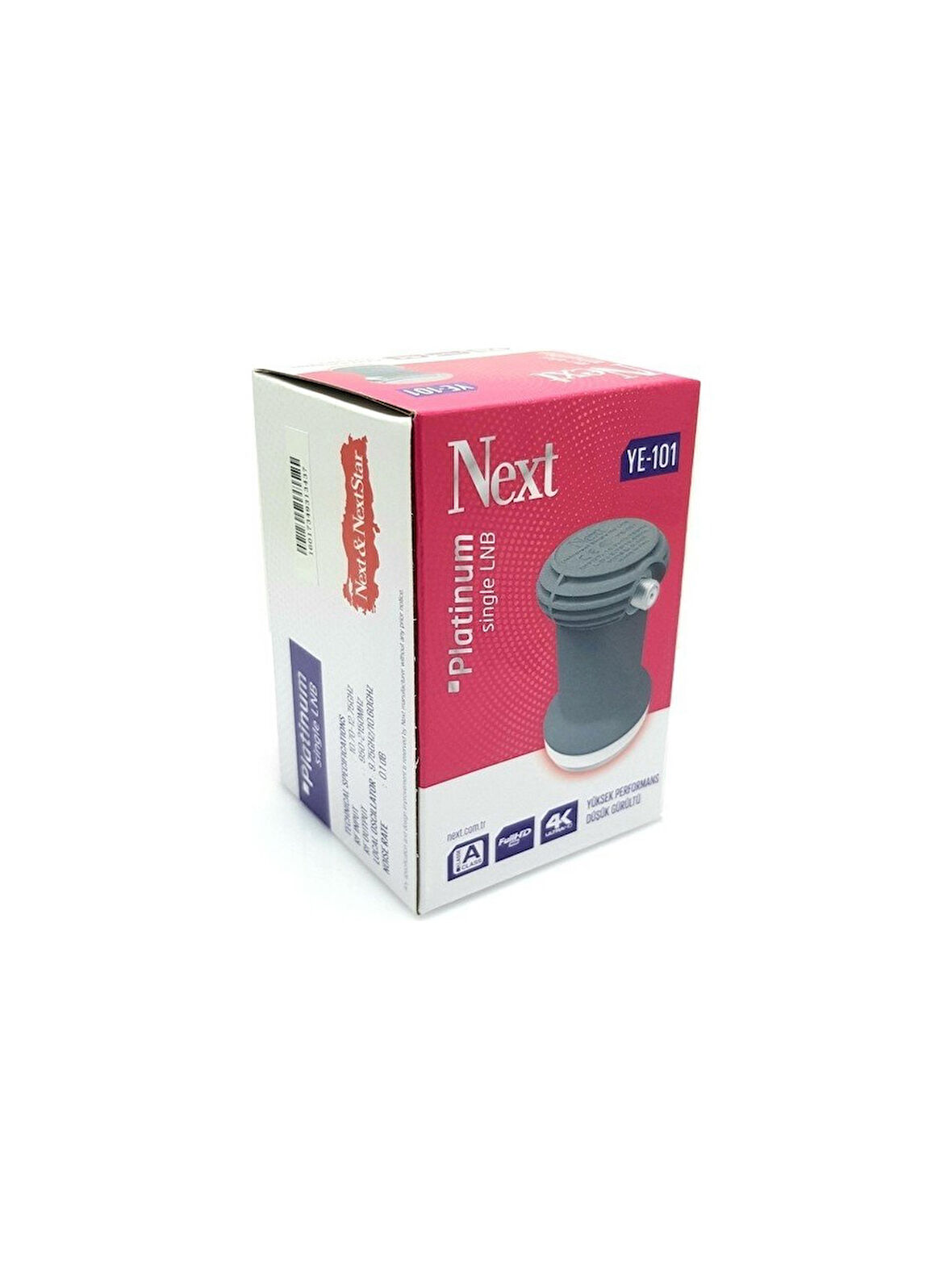 Next Ye-101 Platinum Single Tek Çıkışlı Lnb 0.1 dB 4k Uhd
