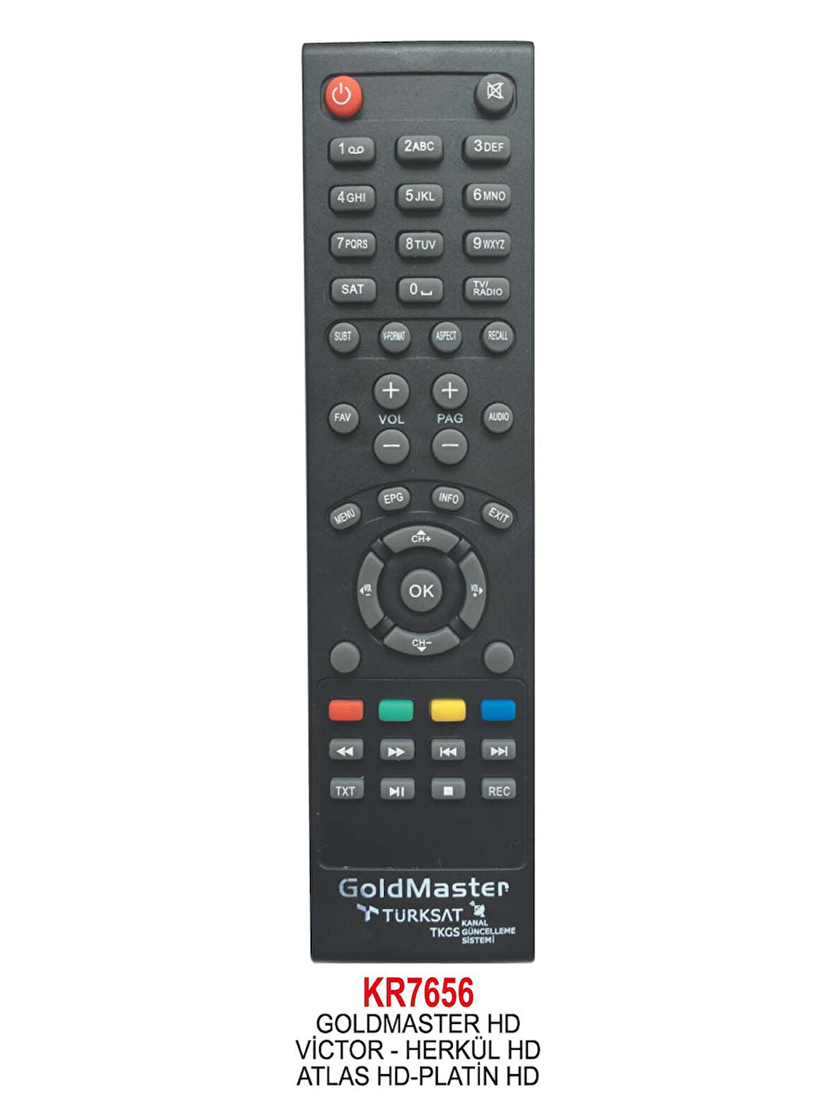 GOLDMASTER HD UYDU KUMANDASI