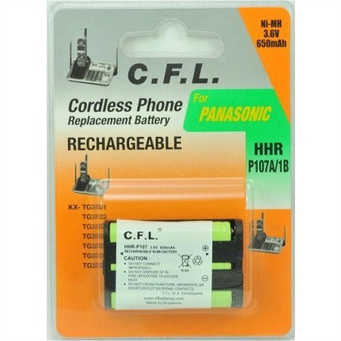 CFL P 107 3,6 V 650 MAH