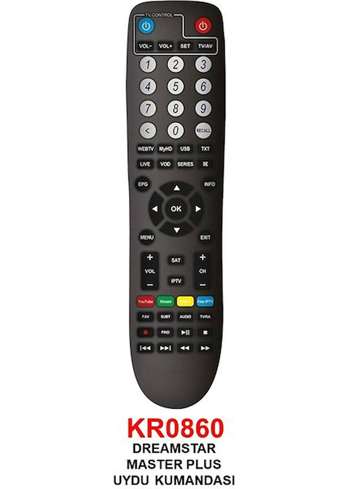 Dreamstar Master Hd Iptv Uydu Kumandası