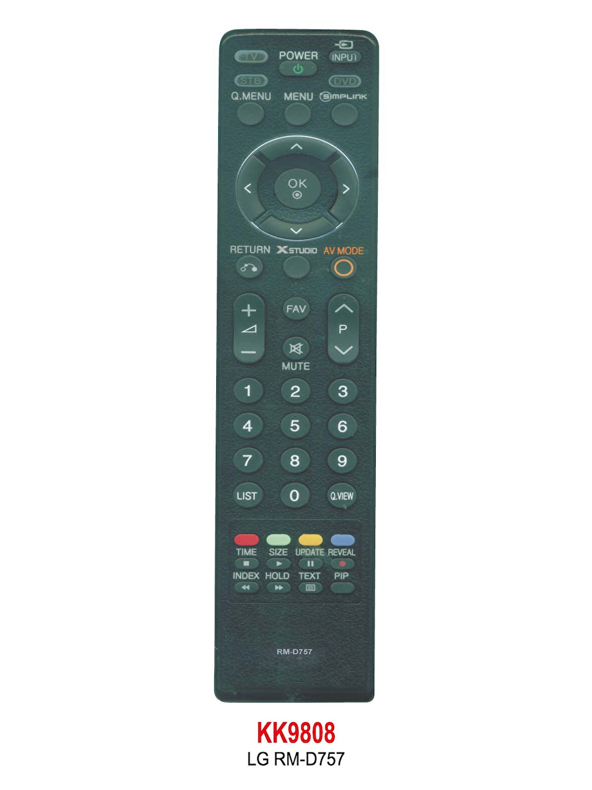 LG RM-D757 LCD TV KUMANDA