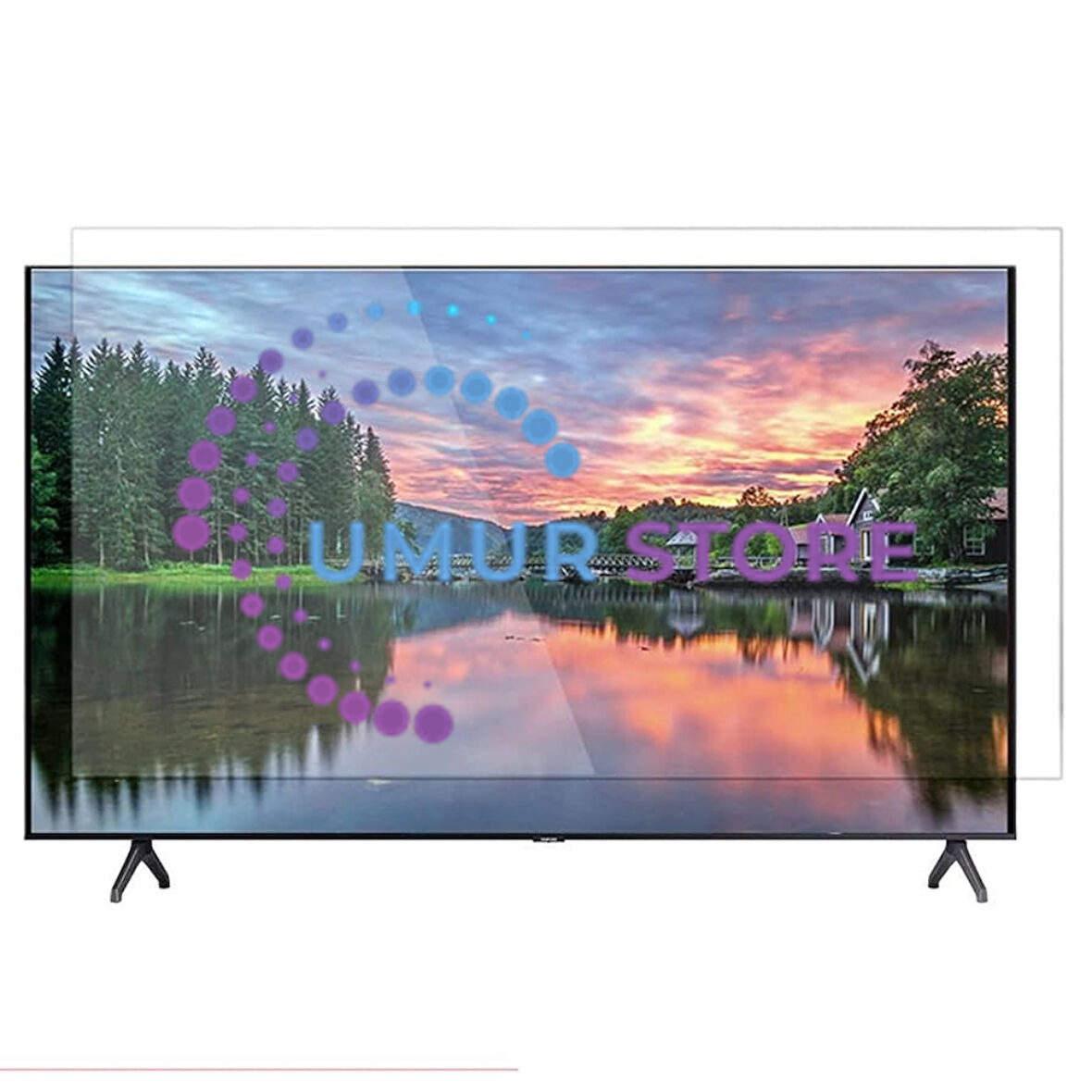 Samsung Uyumlu 55Q60R TV Ekran Koruyucu Samsung Uyumlu 55" İnç 139 Cm Ekran Koruyucu