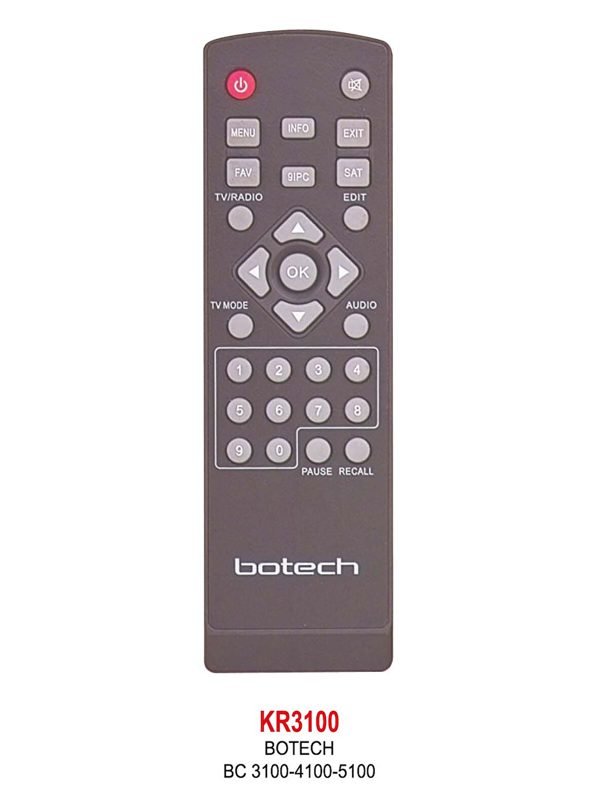 BOTECH BC 3100-4100-5100 UYDU KUMANDASI