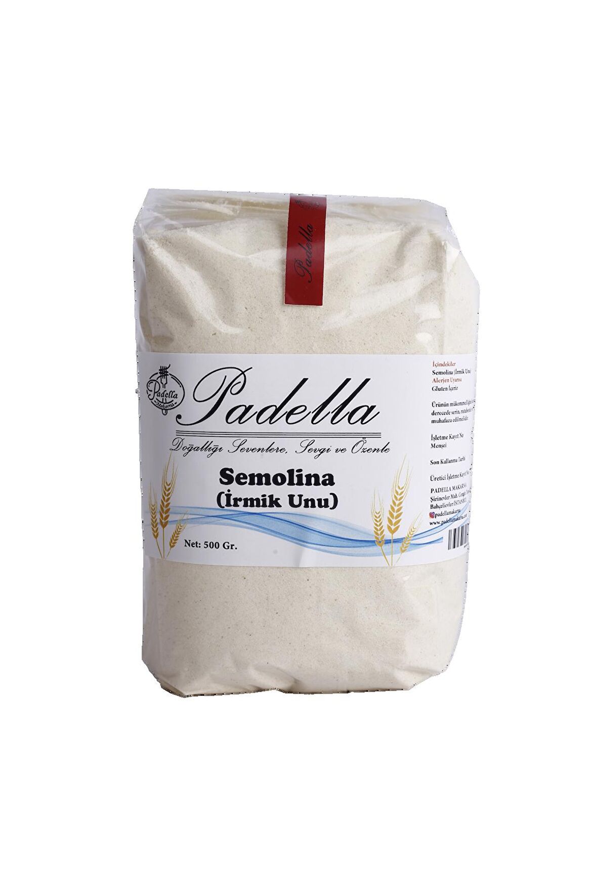 Semolina İrmik Unu özel üretim  500 Gr