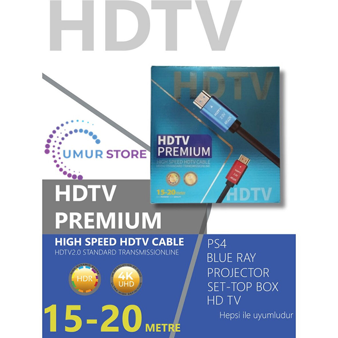 4K 15M HDMI Kablo
