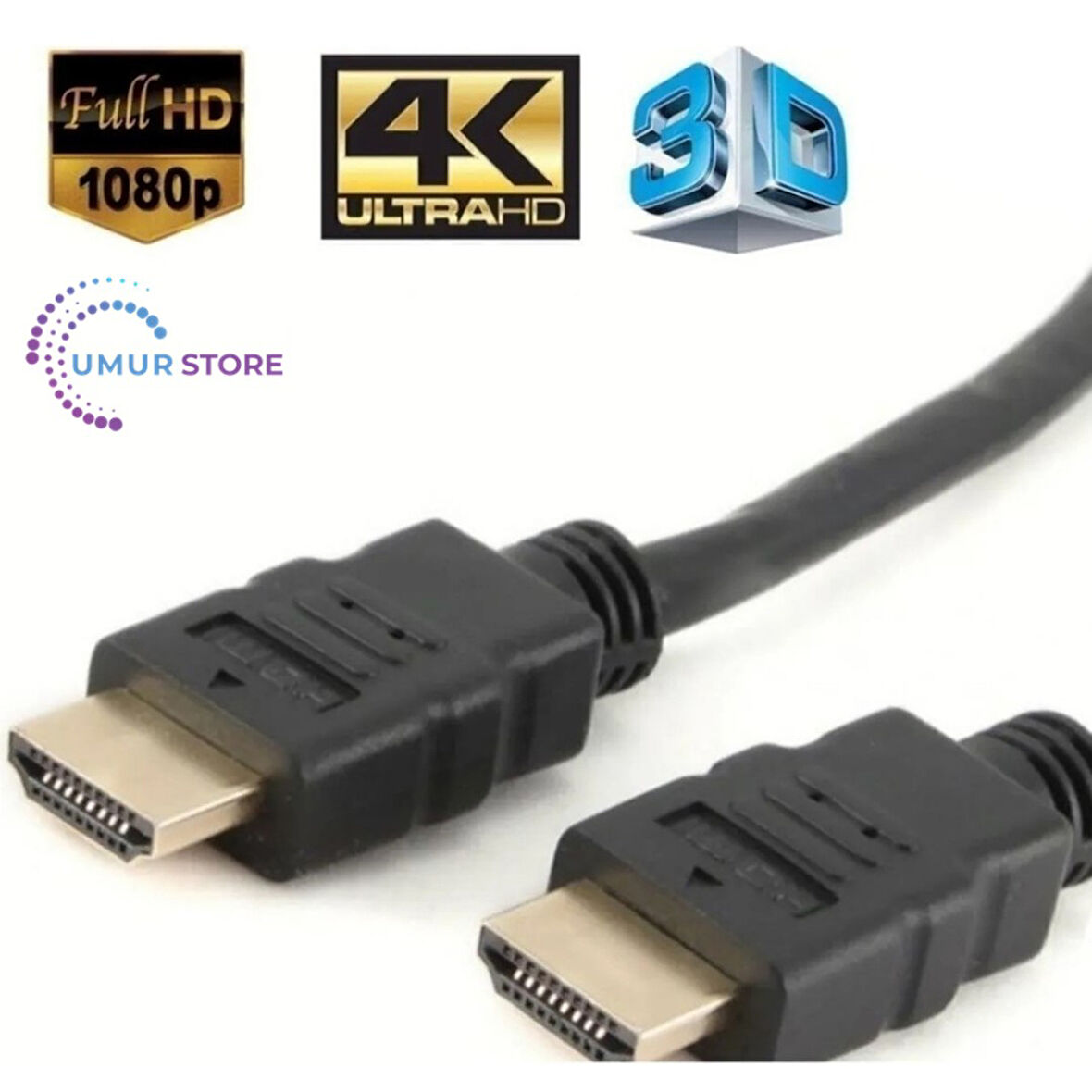1.5 Metre 1.kalite 3D 4K Full Hd HDMI Tv Uydu Alıcısı Kablosu 1.5 Metre 4K 3D Full Hd Hdmi Kablo Box Tv Ps3 Ps4 Ps5