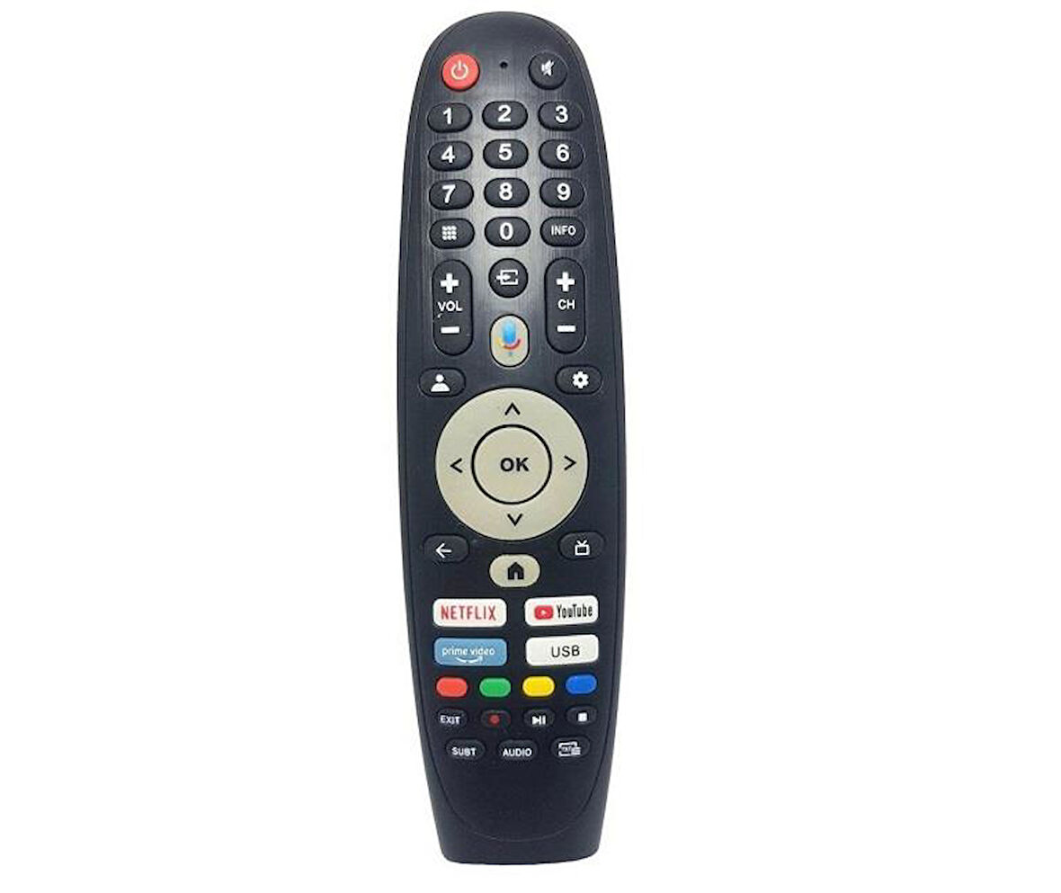 Altus AL50 UHD 9823 İle Uyumlu Mikrofonlu Google Tv Kumanda