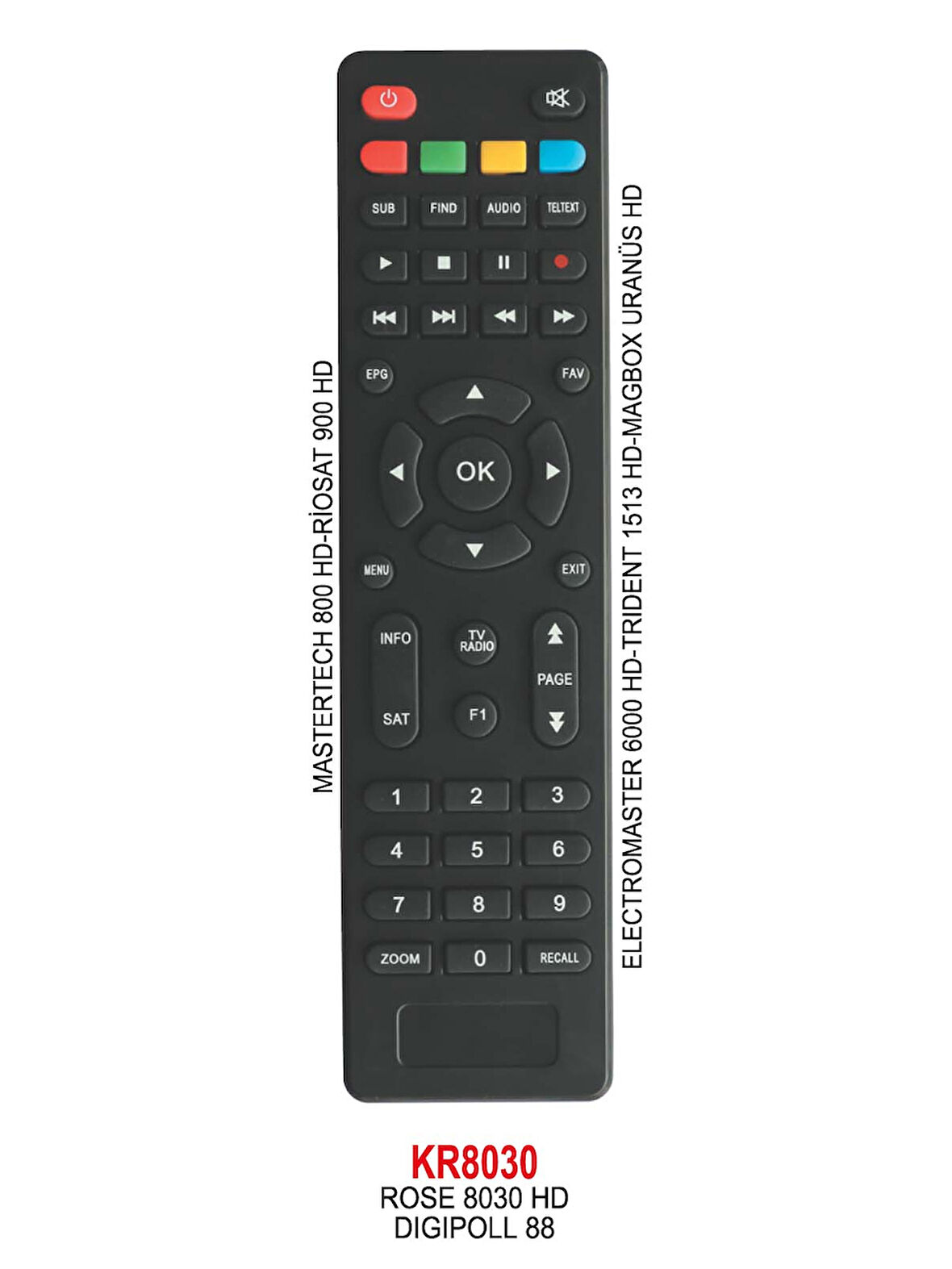 Uyumlu DIGIPOLL 88 UYDU KUMANDASI