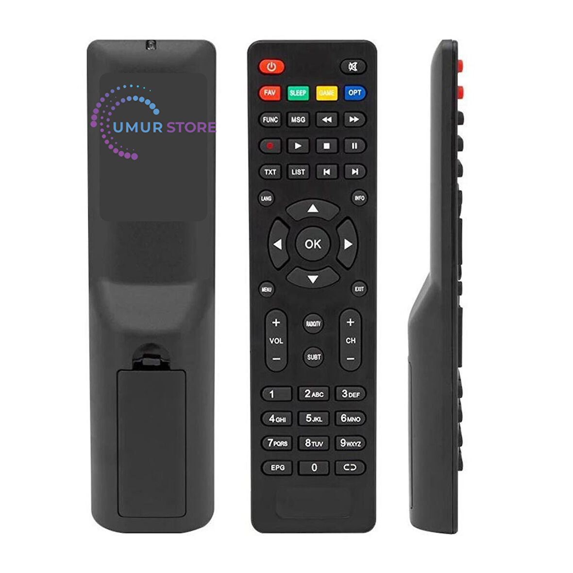 Uyumlu Teledünya 9600HD - 8900HD - Neta - Kablo TV Universal Uydu Kumandası