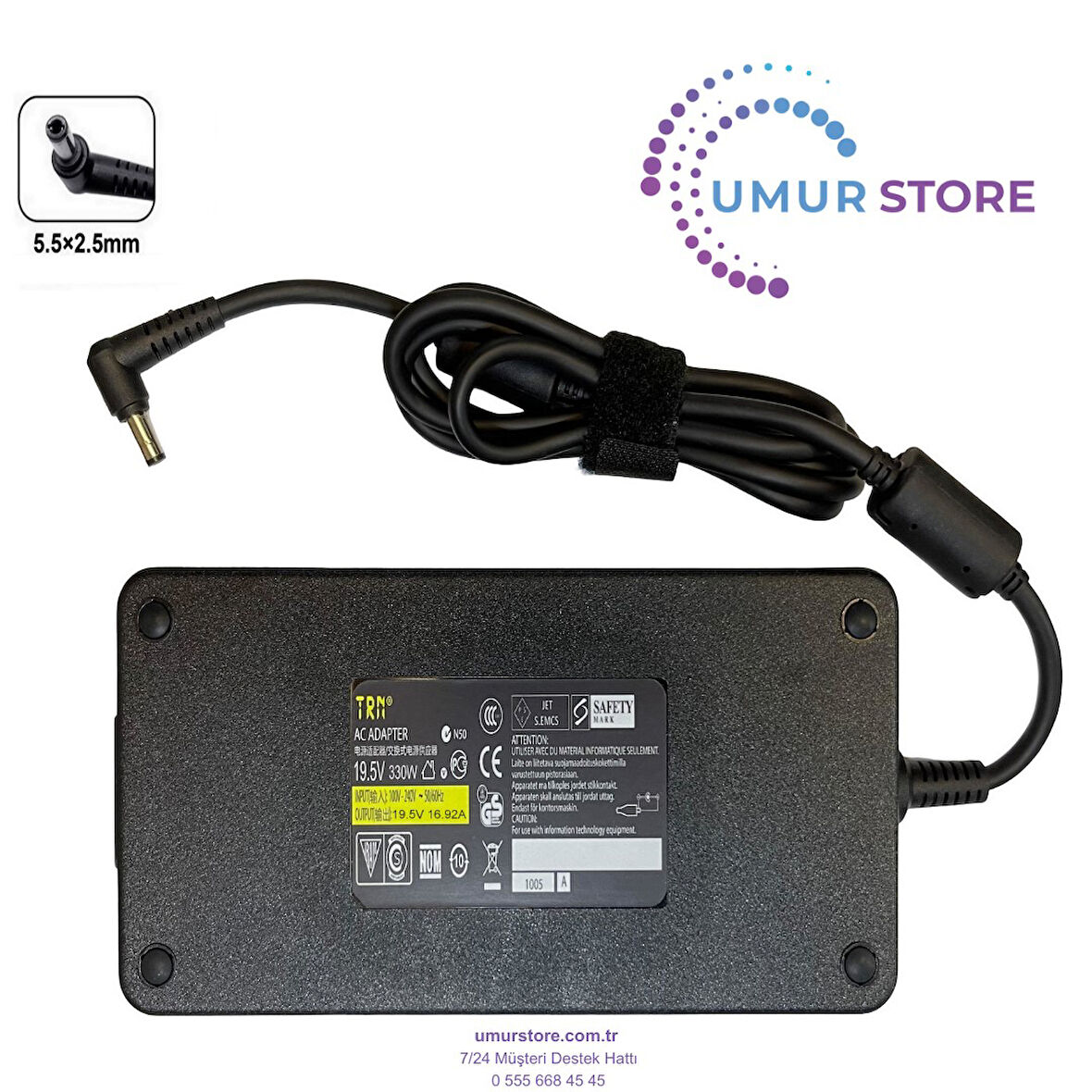 Chicony A20-330P1A 5.5x2.5mm N Adaptörü