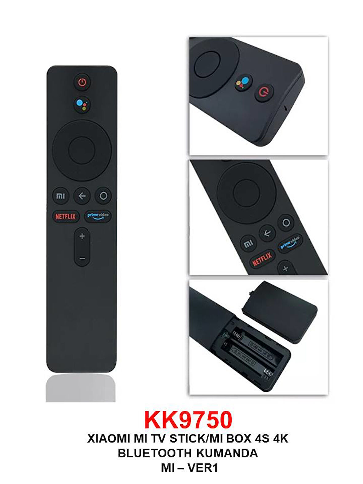 XIAOMI MI TV STICK/MI BOX 4S 4K VER.1  NETFLIX-PRIME LCD KUMANDASI